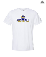 Granby HS Football Splatter - Mens Adidas Performance Shirt