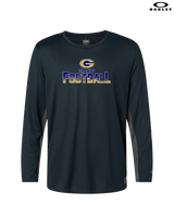 Granby HS Football Splatter - Mens Oakley Longsleeve