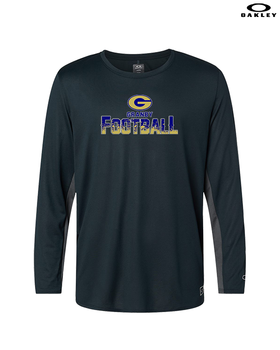 Granby HS Football Splatter - Mens Oakley Longsleeve