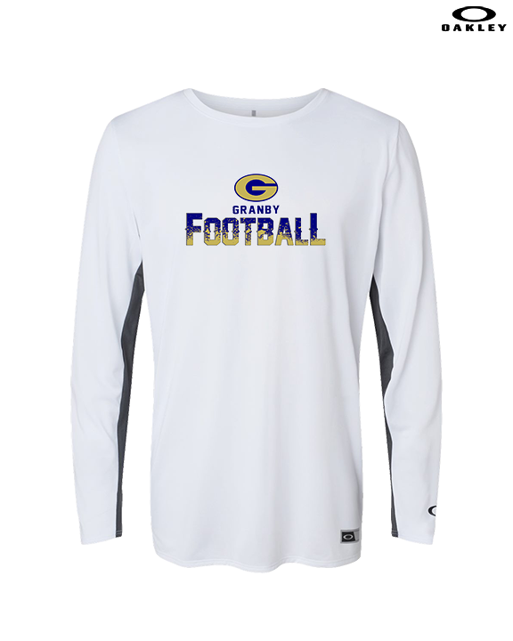 Granby HS Football Splatter - Mens Oakley Longsleeve