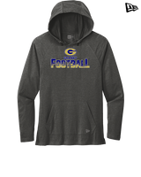 Granby HS Football Splatter - New Era Tri-Blend Hoodie