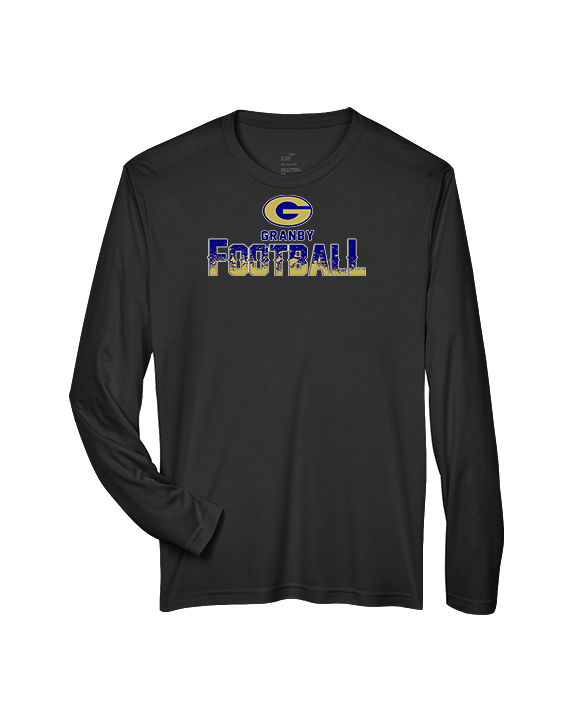 Granby HS Football Splatter - Performance Longsleeve