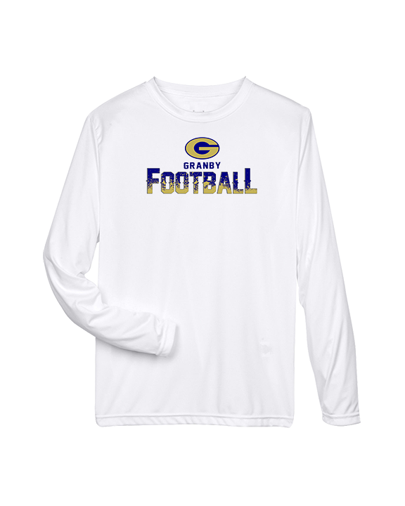 Granby HS Football Splatter - Performance Longsleeve