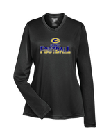 Granby HS Football Splatter - Womens Performance Longsleeve