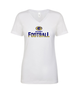 Granby HS Football Splatter - Womens Vneck