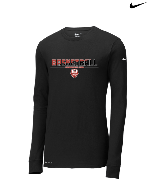 Grand Blanc HS Boys Basketball Cut - Nike Dri-Fit Poly Long Sleeve