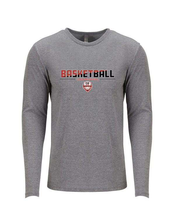 Grand Blanc HS Boys Basketball Cut - Tri Blend Long Sleeve