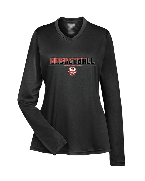 Grand Blanc HS Boys Basketball Cut - Womens Performance Long Sleeve