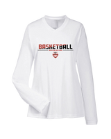 Grand Blanc HS Boys Basketball Cut - Womens Performance Long Sleeve