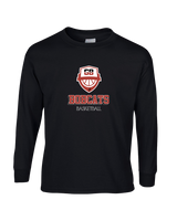 Grand Blanc HS Boys Basketball Shadow - Mens Basic Cotton Long Sleeve