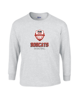 Grand Blanc HS Boys Basketball Shadow - Mens Basic Cotton Long Sleeve