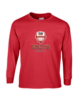 Grand Blanc HS Boys Basketball Shadow - Mens Basic Cotton Long Sleeve