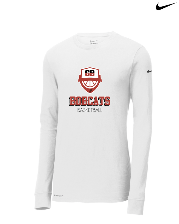 Grand Blanc HS Boys Basketball Shadow - Nike Dri-Fit Poly Long Sleeve