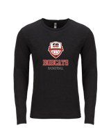 Grand Blanc HS Boys Basketball Shadow - Tri Blend Long Sleeve