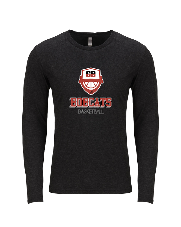 Grand Blanc HS Boys Basketball Shadow - Tri Blend Long Sleeve