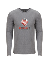Grand Blanc HS Boys Basketball Shadow - Tri Blend Long Sleeve