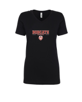 Grand Blanc HS Boys Basketball Bold - Womens V-Neck