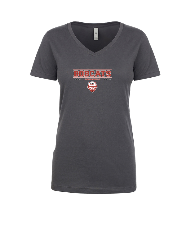 Grand Blanc HS Boys Basketball Bold - Womens V-Neck