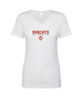 Grand Blanc HS Boys Basketball Bold - Womens V-Neck