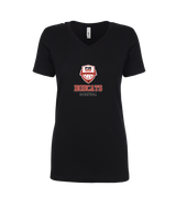 Grand Blanc HS Boys Basketball Shadow - Womens V-Neck