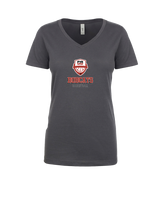 Grand Blanc HS Boys Basketball Shadow - Womens V-Neck