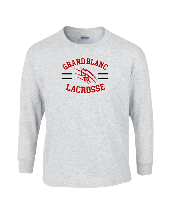 Grand Blanc HS Boys Lacrosse Curve - Cotton Longsleeve