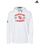 Grand Blanc HS Boys Lacrosse Curve - Mens Adidas Hoodie