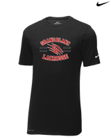 Grand Blanc HS Boys Lacrosse Curve - Mens Nike Cotton Poly Tee
