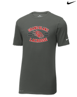 Grand Blanc HS Boys Lacrosse Curve - Mens Nike Cotton Poly Tee