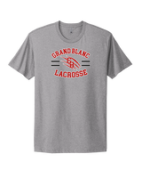 Grand Blanc HS Boys Lacrosse Curve - Mens Select Cotton T-Shirt