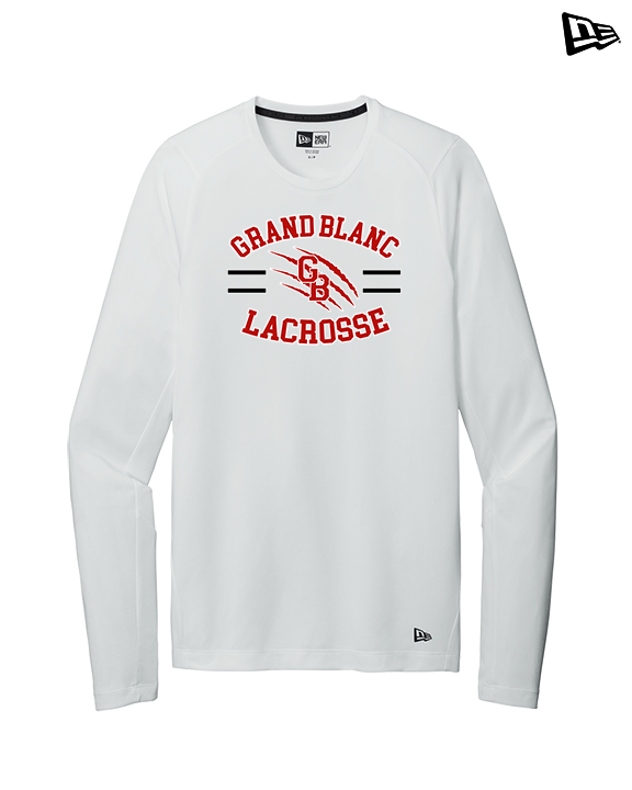 Grand Blanc HS Boys Lacrosse Curve - New Era Performance Long Sleeve
