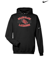 Grand Blanc HS Boys Lacrosse Curve - Nike Club Fleece Hoodie