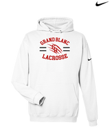 Grand Blanc HS Boys Lacrosse Curve - Nike Club Fleece Hoodie