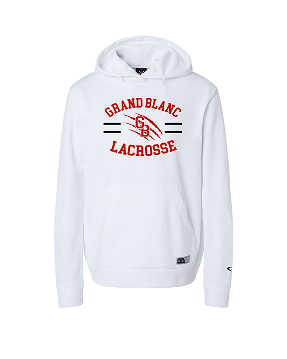 Grand Blanc HS Boys Lacrosse Curve - Oakley Performance Hoodie