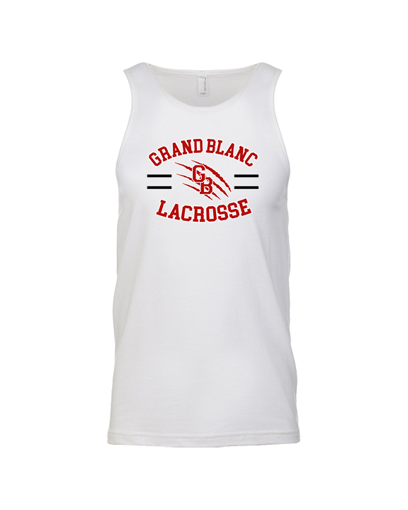 Grand Blanc HS Boys Lacrosse Curve - Tank Top
