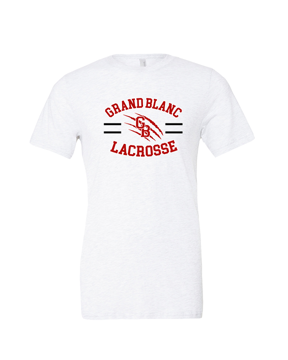Grand Blanc HS Boys Lacrosse Curve - Tri-Blend Shirt