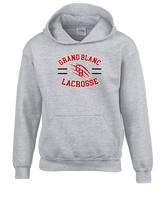 Grand Blanc HS Boys Lacrosse Curve - Unisex Hoodie