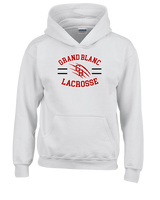 Grand Blanc HS Boys Lacrosse Curve - Unisex Hoodie