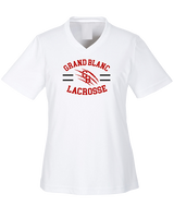 Grand Blanc HS Boys Lacrosse Curve - Womens Performance Shirt