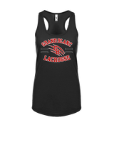 Grand Blanc HS Boys Lacrosse Curve - Womens Tank Top