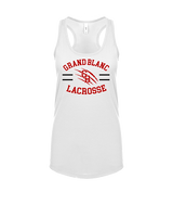 Grand Blanc HS Boys Lacrosse Curve - Womens Tank Top