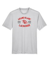 Grand Blanc HS Boys Lacrosse Curve - Youth Performance Shirt