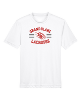 Grand Blanc HS Boys Lacrosse Curve - Youth Performance Shirt