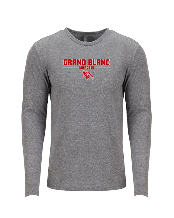 Grand Blanc HS Boys Lacrosse Keen - Tri-Blend Long Sleeve