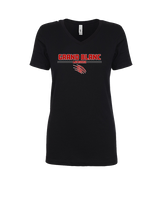 Grand Blanc HS Boys Lacrosse Keen - Womens Vneck