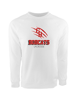 Grand Blanc HS Boys Lacrosse Shadow - Crewneck Sweatshirt