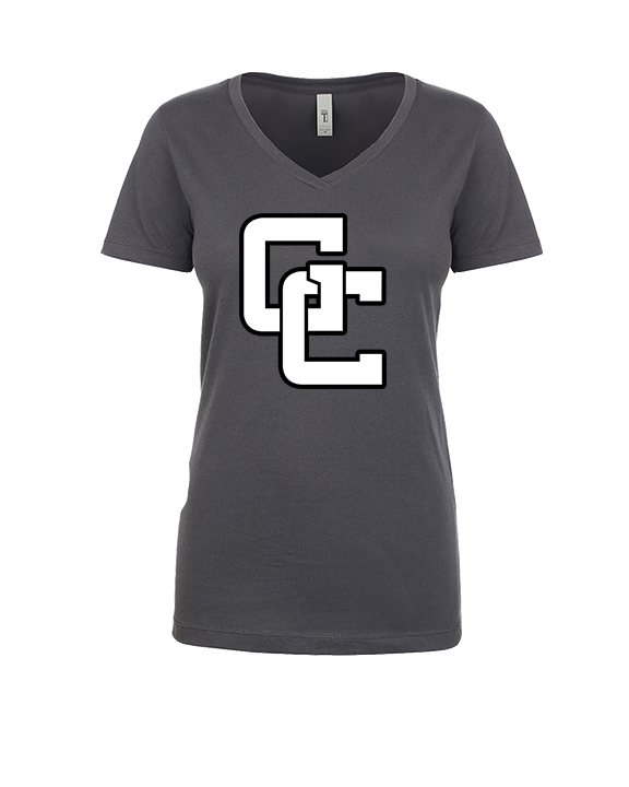 Grayslake Central Dance Logo GC - Womens V-Neck