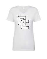 Grayslake Central Dance Logo GC - Womens V-Neck