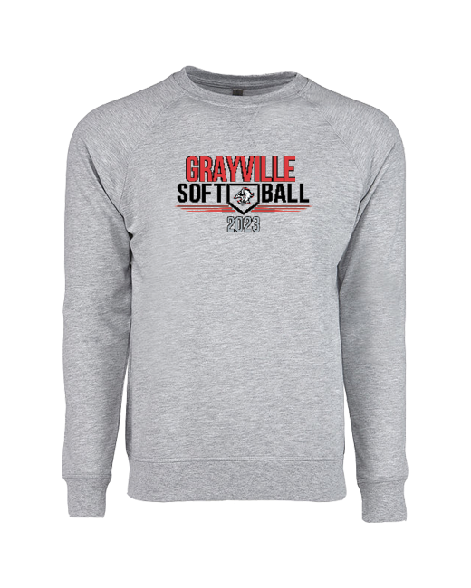 Grayville HS Softball - Crewneck Sweatshirt