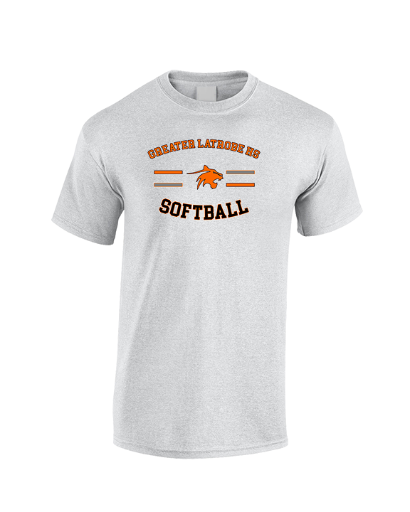 Greater Latrobe HS Softball Curve - Cotton T-Shirt